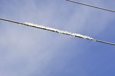 Frozen power line